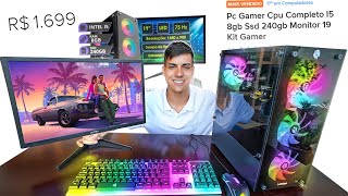 COMPREI UM PC GAMER NO MERCADO LIVRE DE R169947 [upl. by Bulley]