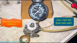 Tecumseh Carburetor Rebuild [upl. by Ajup]