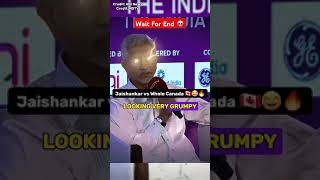 Jaishankars Savage Reply to Canada 🇨🇦😂🔥💀 shorts jaishankar geopolitics canada india [upl. by Kedezihclem]