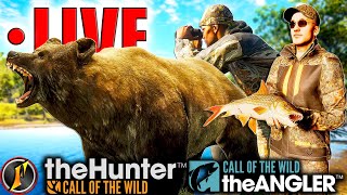 Grizzly Hunt for the NEW Drink Time  theAngler Early Access Later  LIVE [upl. by Graubert]