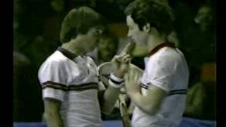 Chicago 1982 Michelob  Connors vs McEnroe flareup [upl. by Aicinet]