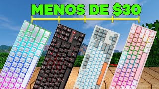 👉TOP 5 MEJORES TECLADOS MECANICOS BARATOS POR MENOS DE 30 DOLARES [upl. by Trebla691]