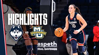 HIGHLIGHTS  UConn Womens Basketball at Marquette [upl. by Notffilc616]