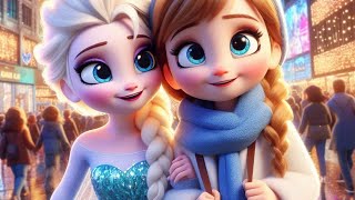 Elsa and Anna be in New York City❤ priya fairytales viralvideo trending [upl. by Meggs]