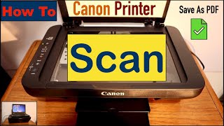 How To Scan A Document In Canon Printer [upl. by Aset]