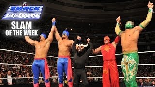 The Five Luchadors  SmackDown Slam of the Week 110 [upl. by Karlens55]