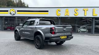 New 202474 FORD RANGER OBSIDIAN Wide Arch 20 WILDTRACK Carbonised Grey for sale Castle Motors [upl. by Ayekehs]