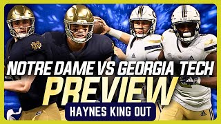 BREAKING🚨Ga Tech QB Haynes King OUT vs Notre Dame [upl. by Humph]