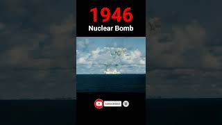 1946 Nuclear Bomb Test Bikini Atoll  Colorized Enhanced 60 fps [upl. by Lam]