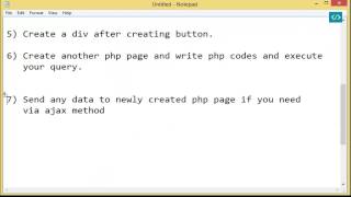 How to select data and display in a div using php jquery ajax [upl. by Leighton]