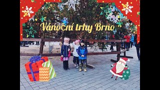 🎄 Vánoční trhy Brno 🎄⛄️ [upl. by Ahsikrats]