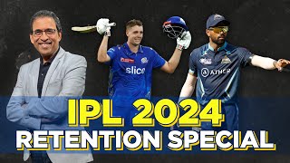 IPL 2024 Retention Hardik rejoins Mumbai Green moves to Bangalore ft Harsha Bhogle [upl. by Imis]