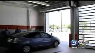 Rytecs Spiral® Door as featured in KSLTV News Story of Mark Miller Toyota [upl. by An]