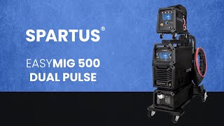 SPARTUS® EasyMIG 500 DUAL PULSE  demo [upl. by Llerrut801]