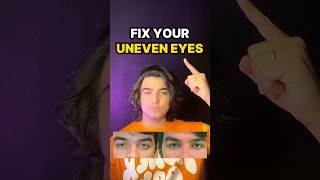 Asymmetrical eyes exercise shorts shortsfeed eyes smallandbigeyes transformation viral trend [upl. by Elita]