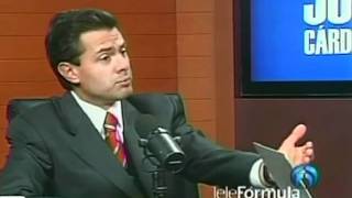 Peña Nieto Entrevista con Jose Cardenas en Teleformula [upl. by Gerard]