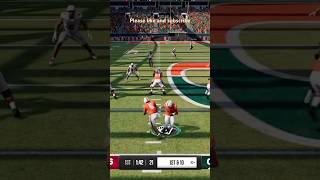 Can the play action work collegefootball25 youtuber xbox xbox online canesfootball miami [upl. by Yanrahs515]