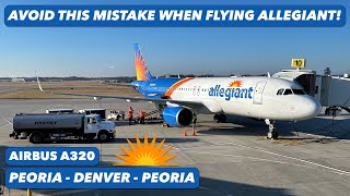 FLYING ALLEGIANT AIR Dont Make THIS Mistake [upl. by Culberson415]