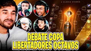 DEBATE SOBRE LOS CRUCES DE OCTAVOS DE COPA LIBERTADORES  EP 53 LOS MOSQUETERMOS [upl. by Nitnilc597]