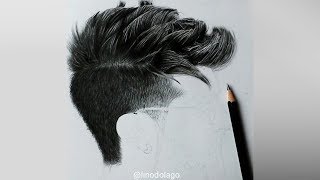 Como desenhar cabelo realista  passo a passo para iniciantes [upl. by Yleik2]