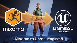 Import Mixamo Character and Animations to Unreal Engine 5 [upl. by Phelgen]