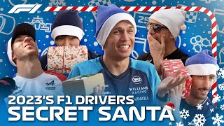 F1 Grid Does Secret Santa 2023 [upl. by Ahsiekam]