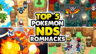 TOP 5 Best Pokemon NDS ROM Hacks 2024 [upl. by Esinnej]