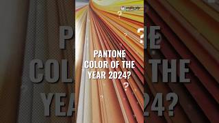 Pantone Color of the Year 2024 What is Pantone Colors shorts pantonecolor creativedge [upl. by Elfrida350]