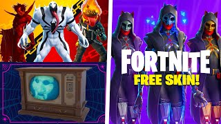 Fortnite NEW Update FREE Felina Skin Fortnitemares Collab LEAKS [upl. by Itsur]