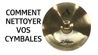 Un tuto pour nettoyer correctement vos cymbales Zildjian La Boite Noire [upl. by Tremml108]