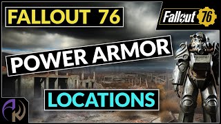 Fallout 76 POWER ARMOR Locations  16 EARLY GAME Spots [upl. by Odraleba]