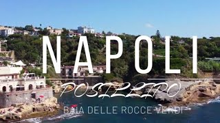 NAPOLI💙POSILLIPO🇮🇹 BAIA DEL ROCCE VERDI 🌊4K🏞 [upl. by Ifill]