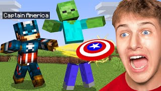 Minecraft Manhunt but Im Overpowered Superheroes [upl. by Reichert]