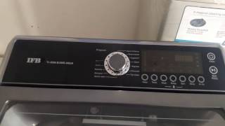 How to use ifb 8kg fully automatic top load washing machine model TLSDG8KG AQUA full demo [upl. by Leemaj195]