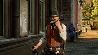 Secret Cutscene of Hosea in Saint Denis  RDR2 [upl. by Epuladaugairam]