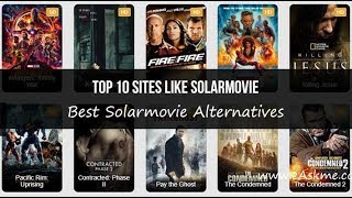 Top 10 Sites like Solarmovie Best Solarmovie Alternatives  eAskme [upl. by Idoc]