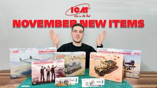 The review of ICM November Plastic Model Kits [upl. by Llehcim]