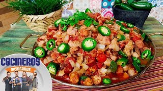 Receta Discada norteña  Cocineros Mexicanos [upl. by Gwendolyn]