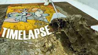 Satisfying Carpet Cleaning Time Lapse – From Filthy to Fresh  Rug Cleaning ASMR [upl. by Templia]