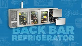 Perlick Back Bar Refrigeration built to last for the busiest bars [upl. by Zulch170]