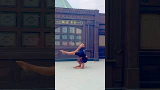 Flexibility flow Contortion poses flexible art split shortsfeed shortsviral wow elbowstand [upl. by Modla]