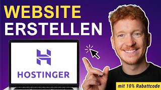 Hostinger Website erstellen  Hostinger Website Builder Tutorial auf Deutsch 2024 [upl. by Leirvag]