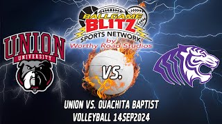 Ouachita Baptist vs Union University Volleyball Game 14SEP2024 [upl. by Nnovahs]