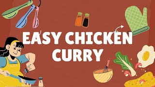 Easy Chicken Curry  no oil  Cherry Magic  UHD [upl. by Coral892]