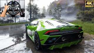 1200HP Lamborghini Huracán EVO  Forza Horizon 5  Logitech g29 gameplay [upl. by Ytsirc211]