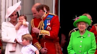 Duke and Duchess of Cambridges family stole the attention from the Queen [upl. by Reiss354]