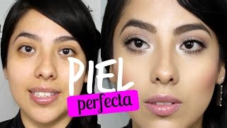 PIEL PERFECTA Aplicación de base de maquillaje cubre cualquier mancha de la piel 💜 Esme Na [upl. by Gerfen]