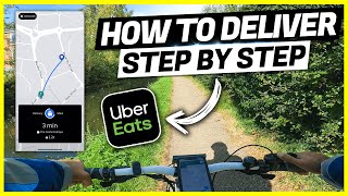 How to deliver Uber Eats STEP BY STEP Tutorial [upl. by Armillia]