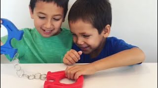 Fun with Magnets  kids learning activity [upl. by Ahsienod157]