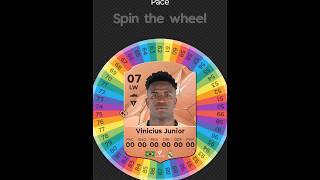 I Respun VINICIUS JUNIOR FC 25 Card at REAL MADRID fifa spinner soccer football [upl. by Anayt]